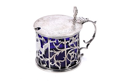 Lot 149 - A Victorian silver mustard pot