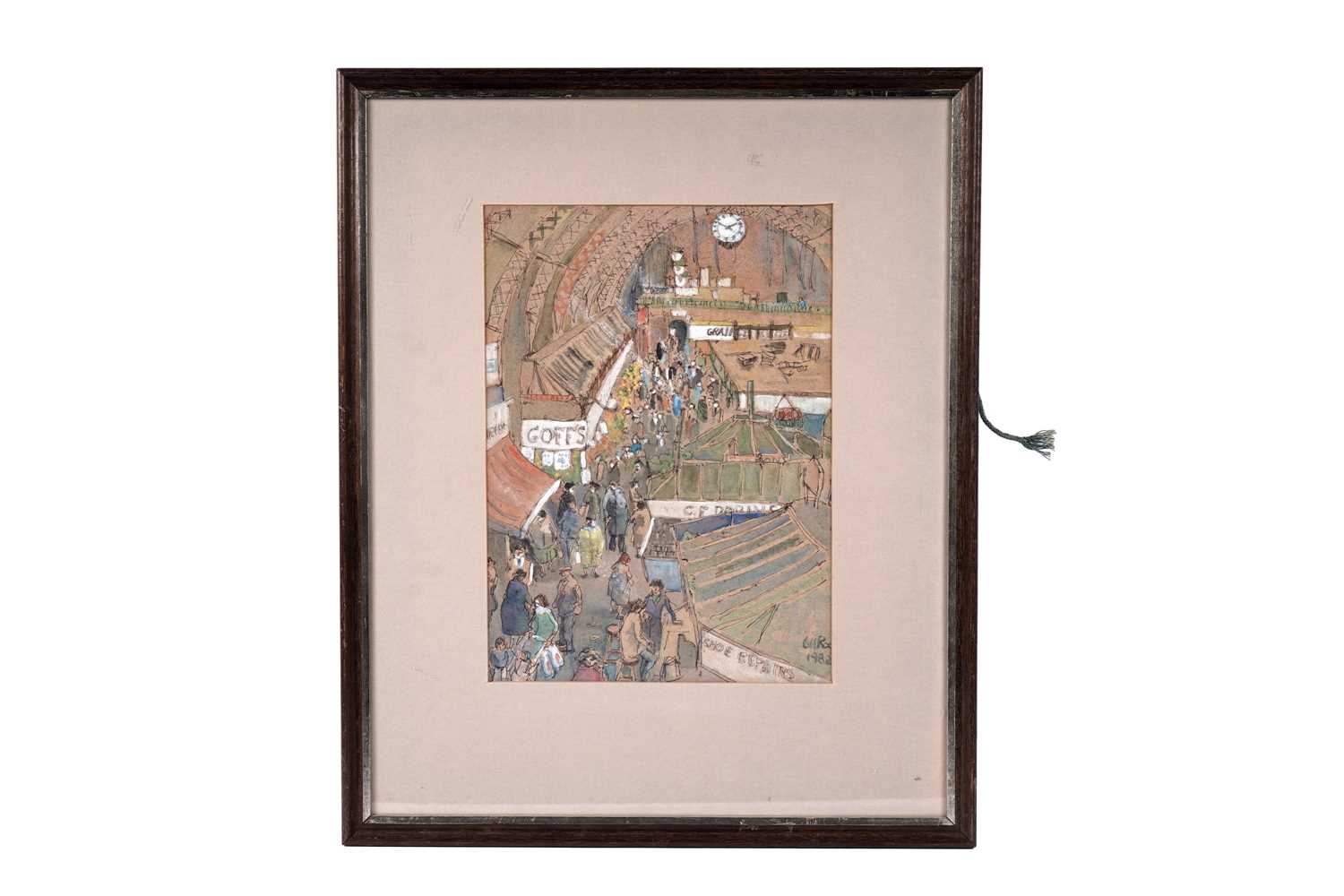 Lot 83 - Charlie Rogers - Grainger Market | watercolour