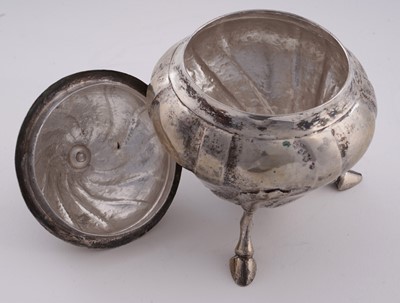 Lot 48 - A late 18th Century Maltese silver sugar bowl