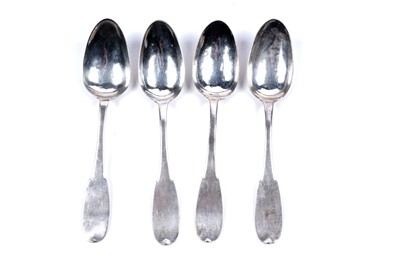 Lot 299 - Four Continental silver spoons