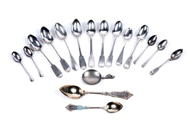 Lot 305 - Continental silver spoons