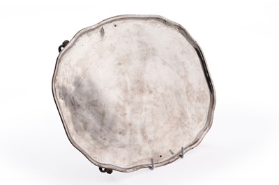 Lot 75 - A 19th Century German/Austro-Hungarian silver salver