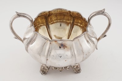 Lot 89 - A Victorian silver teapot; and other tea ware