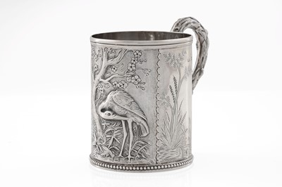 Lot 105 - A Victorian silver Christening mug