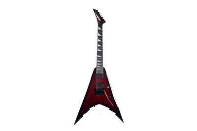Lot 115 - A Jackson USA seven-string flying V