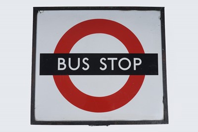 Lot 737 - A double sided London Transport Bus Stop sign