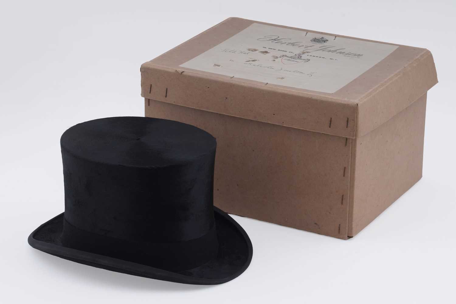 Lot 291 - A silk top hat by Herbert Johnson New Bond Street London