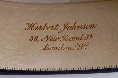 Lot 291 - A silk top hat by Herbert Johnson New Bond Street London