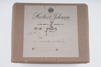 Lot 291 - A silk top hat by Herbert Johnson New Bond Street London