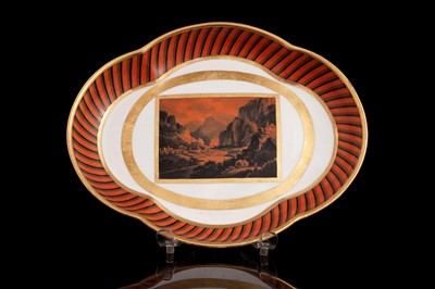 Lot 360 - A Derby dessert plate