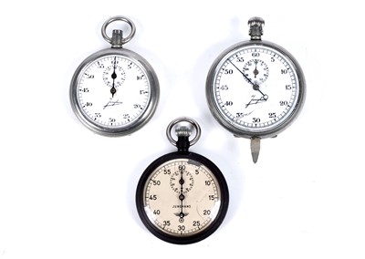 Lot 1210 - Three Junghans stop watches