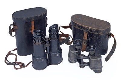 Lot 375 - A pair of Carl Zeiss Jena DF 6x24 binoculars; with another pair