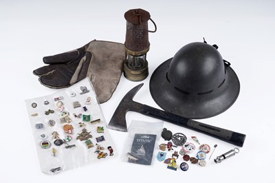 Lot 727 - A Chillington ARPAX Air Raid Wardens axe; and other collectables