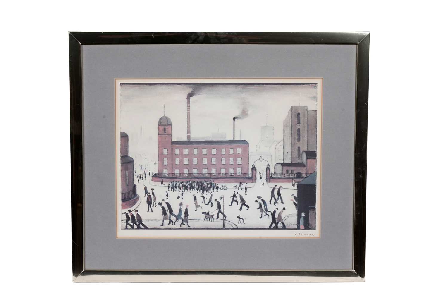 Lot 296 - L. S. Lowry - Mill Scene | signed lithograph