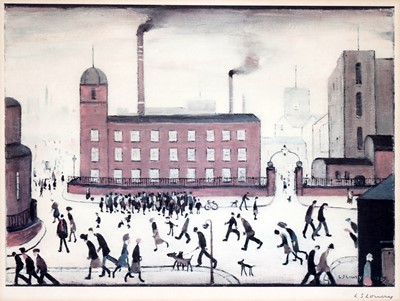 Lot 296 - L. S. Lowry - Mill Scene | signed lithograph