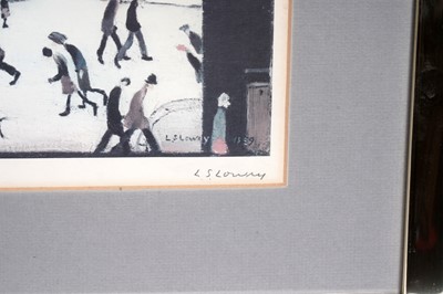Lot 296 - L. S. Lowry - Mill Scene | signed lithograph