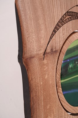 Lot 93 - Scott Irvine glass and sycamore sculpture