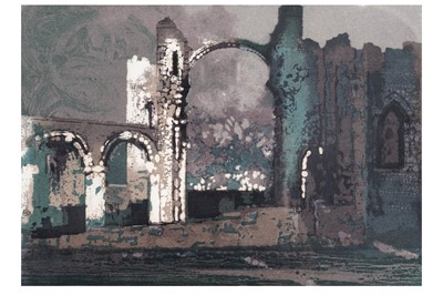 Lot 144 - Norman Wade- Lindesfarne Priory | lithograph