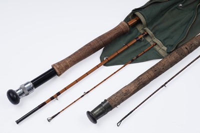 Lot 766 - A Hardy Brothers ‘Palakona’ two-piece fishing rod; and another
