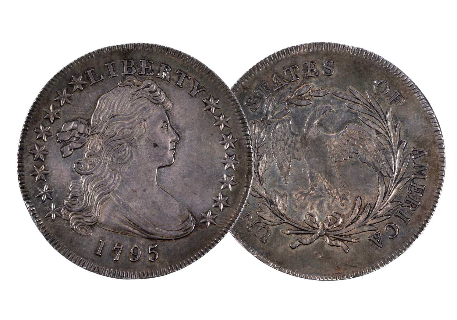 Lot 341 - U.S. 1795 Draped Bust Silver Dollar