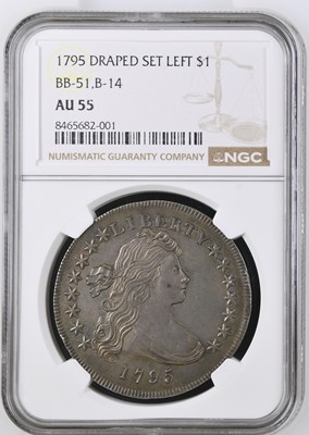 Lot 341 - U.S. 1795 Draped Bust Silver Dollar