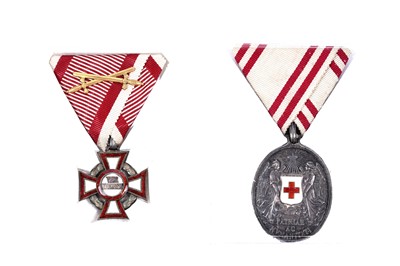 Lot 656 - Two Austrian medals