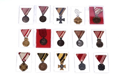 Lot 626 - A selection of Austrian medals
