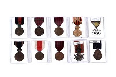 Lot 627 - A selection of Belgian medals