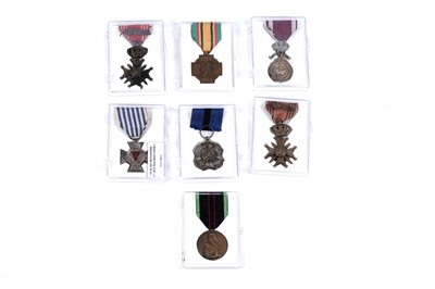 Lot 582 - A selection of Belgian medals