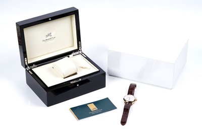 Lot 792 - Philippe du Bois & Fils 18ct yellow gold cased automatic chronograph calendar wristwatch