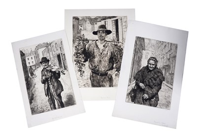 Lot 276 - Isabel Codrington - Three studies | etchings