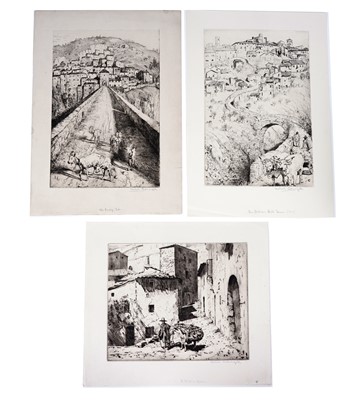 Lot 275 - Isabel Codrington - Three Continental landscape studies | etchings
