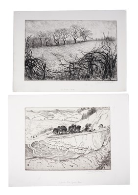 Lot 277 - Isabel Codrington - Two landscape studies | etchings