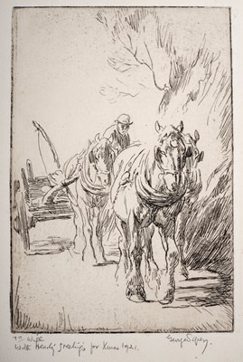 Lot 203 - George Soper - Along the Lane | etching