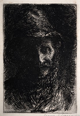 Lot 209 - Sir George Clausen - Old Joe | etching