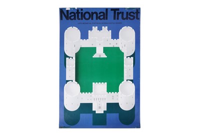 Lot 340 - After David Gentleman - National Trust, late Mediaeval Fortress, Bodiam Castle, Sussex | poster