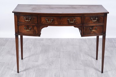 Lot 30 - A 19th Century mahogany bowfront cottage sideboard