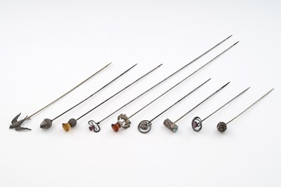 Lot 346 - A selection of hat pins