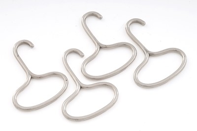 Lot 356 - An unusual set of four Victorian silver hooks