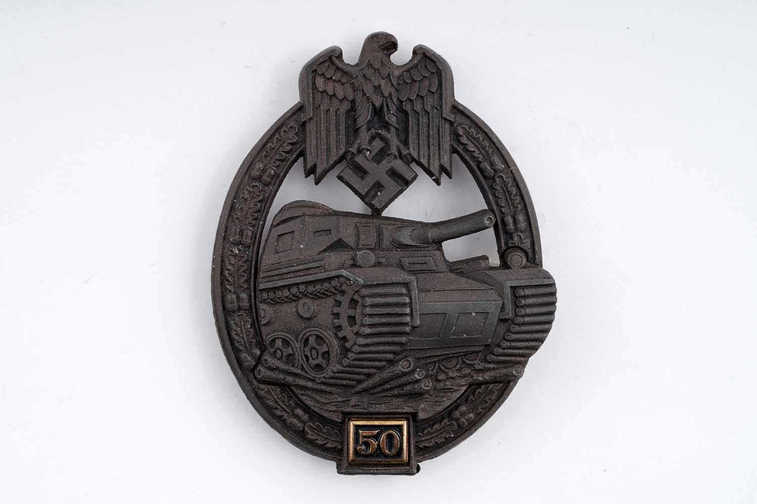 Lot 778 - A German Second World War Tank Battle badge