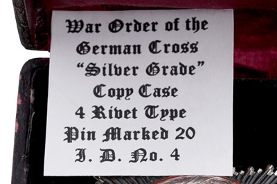 Lot 1002 - A German Second World War Order of the German Cross