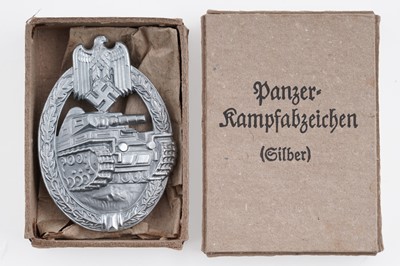 Lot 782 - A German Second World War Panzer Tank Assault badge