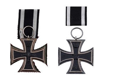 Lot 338 - A German First World War Iron Cross 2nd Class 1914; and another