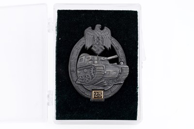 Lot 785 - A German Second World War Army or Waffen-SS Panzer Tank Assault badge