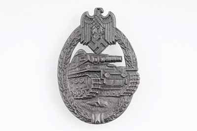 Lot 787 - A German Second World War Panzer Tank Assault badge