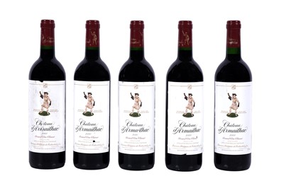 Lot 1020 - Five bottles of Chateau d'Armailhac 2000 Grand Cru Classe Pauillac