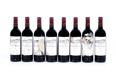 Lot 1023 - Eight bottles of Chateau Pontet-Canet Pauillac Grand Cru Classe 2001