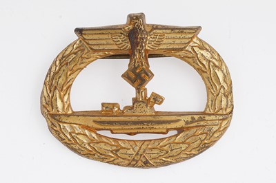 Lot 820 - A German Second World War U-Boat war badge