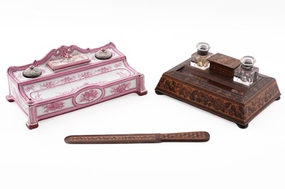 Lot 224 - Two inkwells