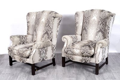 Lot 15 - Parker Knoll: a pair of Georgian-style armchairs
